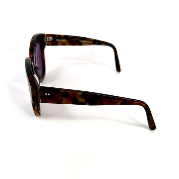 Ace & Tate Harper On the Rocks Round Tortoise Shell Sunglasses 54 21 145 - Picture 3 of 16